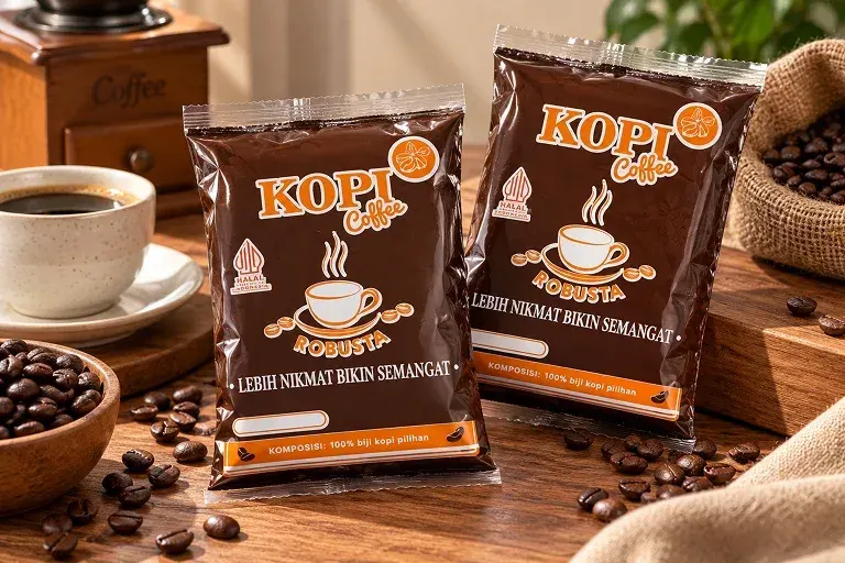 Kemasan Kopi, Biskuit & Snack